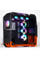 Rush Argus RCA911 RGB 6 Fanlı Siyah Dikey Kullanım Full Tower Oyuncu Bilgisayar Kasası