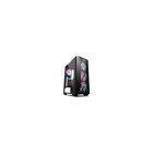 Power Boost VK-P1900B RGB Mesh Sıvı Soğutmalı 4 Fanlı Siyah Dikey Kullanım Mid Tower Oyuncu Bilgisayar Kasası
