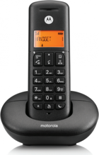 Motorola E201 50 Kayıt 1 Ahize Telsiz Telefon Siyah