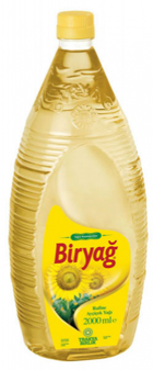 Biryağ Rafine Pet Ayçiçek Yağı 2 lt