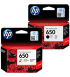 HP 650 Orijinal Renkli-Siyah Toner Seti