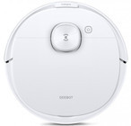 Ecovacs Deebot N8 Pro Haritalı Moplu Çift Fırçalı Hepa Filtreli 2600 Pa Beyaz Robot Süpürge ve Paspas