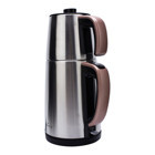Karaca Dem Keyfi Çelik Demlikli 1650 W Çelik Gövdeli Rose Gold Retro Çay Makinesi