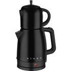 Sinbo STM-5832 Porselen Demlikli 1600 W Çelik Gövdeli Siyah Vintage Çay Makinesi
