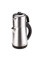 Hook HK-509 Çelik Demlikli 1500 W Çelik Gövdeli İnox Retro Çay Makinesi