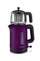 Goldmaster PT-3208 ProTea Cam Demlikli 2200 W Plastik Gövdeli Mor Vintage Çay Makinesi