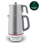Homend Royaltea Smart 1790H Konuşan Çelik Demlikli 1800 W Çelik Gövdeli İnox Çay Makinesi