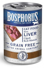 Bosphorus Tahılsız Ciğerli Yetişkin Yaş Kedi Maması 415 gr