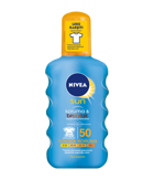 Nivea Sun Pro-Melanin Özü Yoğun 50 Faktör Vücut İçin Bronzlaştırıcı Sprey 200 ml