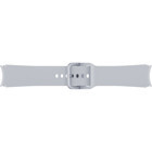 Samsung Watch 5 Uyumlu 20 mm Silikon Akıllı Bileklik Kordonu Gümüş