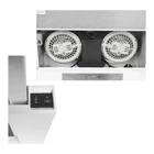 Arnica EG51020 Bacalı Çift Motorlu Beyaz Ankastre Aspiratör