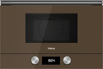 Teka ML 8220 BIS L LB Kahverengi 22 lt Izgaralı Dijital Ankastre Mikrodalga Fırın