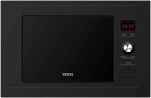 Vestel AMD-2011 S Siyah 20 lt Izgaralı Mekanik Ankastre Mikrodalga Fırın