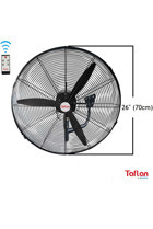 Taflan FLW 650 Kumandalı 26 inç 3 Kademeli Duvar Kullanımlı Sanayi Tipi Vantilatör