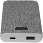 S-link IP-G10RW 10000 mAh Hızlı Şarj Işıklı Dijital Göstergeli USB & Type C Kablolu Powerbank Gri