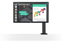 LG 27QN880-B 75 Hz 5 ms 27 inç QHD Flat IPS Hoparlörlü HDMI Freesync 2560 x 1440 px LED Monitör