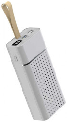 Zore B-33 30000 mAh Hızlı Şarj Dijital Göstergeli USB & Type C Çoklu Kablolu Powerbank Beyaz