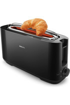 Philips Daily CollectionHD2598/90 2 Dilim Kırıntı Tepsili Telli Akıllı 870 W Siyah Mini Ekmek Kızartma Makinesi