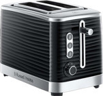 Russell Hobbs 24371-56 Inspire 2 Dilim Kırıntı Tepsili Telli Akıllı 1050 W Siyah Retro Mini Ekmek Kızartma Makinesi