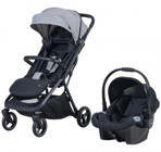 Prego Baby Smart Fold 2026T Katlanabilir Tek Elle Kapanan 360 Derece Dönen Tam Yatar Kabin Tipi Travel Sistem Bebek Arabası Siyah