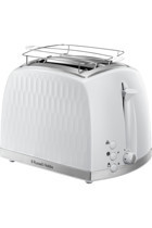 Russell Hobbs 26061-56 HoneyComb 2 Dilim Kırıntı Tepsili Telli 850 W Beyaz Retro Mini Ekmek Kızartma Makinesi
