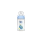 Wee Baby 136 Polipropilen Yenidoğan Yavaş Akışlı Kulplu 0-3 Ay Desenli Renkli Yuvarlak Uçlu Bebek Biberon 250 ml