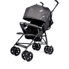 Tois Baby Atlas Pro Katlanabilir Tek Elle Kapanan 360 Derece Dönen Kabin Tipi Baston Bebek Arabası Antrasit