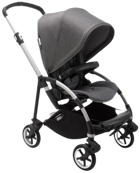Bugaboo Bee 6 Çift Yönlü Katlanabilir 360 Derece Dönen Tam Yatar Travel Sistem Bebek Arabası Gri