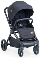 Baby2Go Venüs Çift Yönlü Katlanabilir Tek Elle Kapanan 360 Derece Dönen Tam Yatar Puset Bebek Arabası Siyah