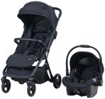 Prego Baby Smart Fold 2026T Katlanabilir Tek Elle Kapanan 360 Derece Dönen Tam Yatar Kabin Tipi Travel Sistem Bebek Arabası Gri