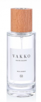 Vakko Riga Amber Eau De Misk Sandal Ağacı ve Vaniya Cam Şişe Kolonya 100 ml