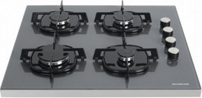 Silverline FS5425S01 Gri Cam 4 Gözlü Doğalgazlı Set Üstü Ocak