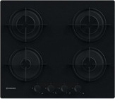Hoover HVW6MBB Siyah Cam 4 Gözlü Doğalgazlı Ankastre Ocak