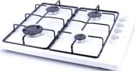 CVS DN-451 Emaye 4 Gözlü Doğalgazlı Set Üstü Beyaz Ocak