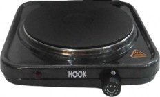 Hook HK-201 Emaye 1 Gözlü Elektrikli Set Üstü Antrasit Ocak