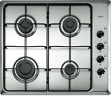 Teka HLX 60 4G AI AL Paslanmaz Çelik 4 Gözlü Doğalgazlı Ankastre Inox Ocak