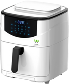 Wiami Buharlı Airfryer 7 lt Tek Hazneli Yağsız Sıcak Hava Fritözü Beyaz