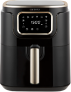 Onvo OVFRY04 Airfryer 5.5 lt Tek Hazneli Led Ekranlı Yağsız Sıcak Hava Fritözü Siyah