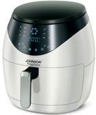Johnson Friggisano Airfryer 6.5 lt Tek Hazneli Izgara Yapan Yağsız Sıcak Hava Fritözü Beyaz
