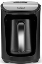 Homend Joy 1887 Tek Hazneli Otomatik 300 ml Su Hazneli 5 Fincan Közde Kahve Tadında Sütlü Kahve Yapan 750 W Antrasit Türk Kahvesi Makinesi