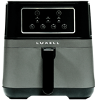Luxell Fastfryer LXAF-01 Airfryer 7.5 lt Tek Hazneli Izgara Yapan Yağsız Sıcak Hava Fritözü Gri