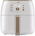 Philips Premium XXL HD9870/20 Airfryer 7.3 lt Tek Hazneli Izgara Yapan Led Ekranlı Yağsız Sıcak Hava Fritözü Beyaz