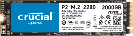 Crucial P2 CT2000P2SSD8 M2 2 TB m2 2280 SSD