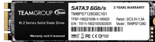 Team Group MS30 M.2 2280 TM8PS7128G0C101 M2 128 GB m2 2280 SSD