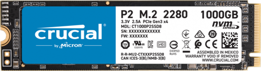 Crucial P2 CT1000P2SSD8 M2 1 TB m2 2280 SSD