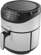 Goldmaster Foodfry Airfryer 6.2 lt Tek Hazneli Led Ekranlı Yağsız Sıcak Hava Fritözü Inox