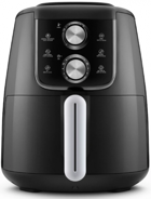 Karaca Air Pro Cook Manuel XL Black (153.03.06.7771) Airfryer 4 lt Tek Hazneli Yağsız Sıcak Hava Fritözü Siyah