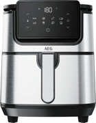 AEG AF6-1-4ST Airfryer 3.5 lt Tek Hazneli Izgara Yapan Led Ekranlı Yağsız Sıcak Hava Fritözü Inox