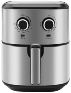 Karaca Multifry Inox Double Pan XL (153.03.06.8846) Airfryer 5.5 lt Tek Hazneli Sıcak Hava Fritözü Inox