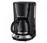 Russell Hobbs 27011-56 Honeycomb (Siyah) Zaman Ayarlı Filtreli Karaf 1250 ml Hazne Kapasiteli 15 Fincan Akıllı 1000 W Siyah Filtre Kahve Makinesi